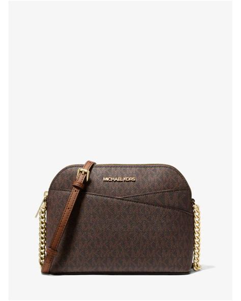 michael kors jet set travel md dome crossbody|michael kors logo.